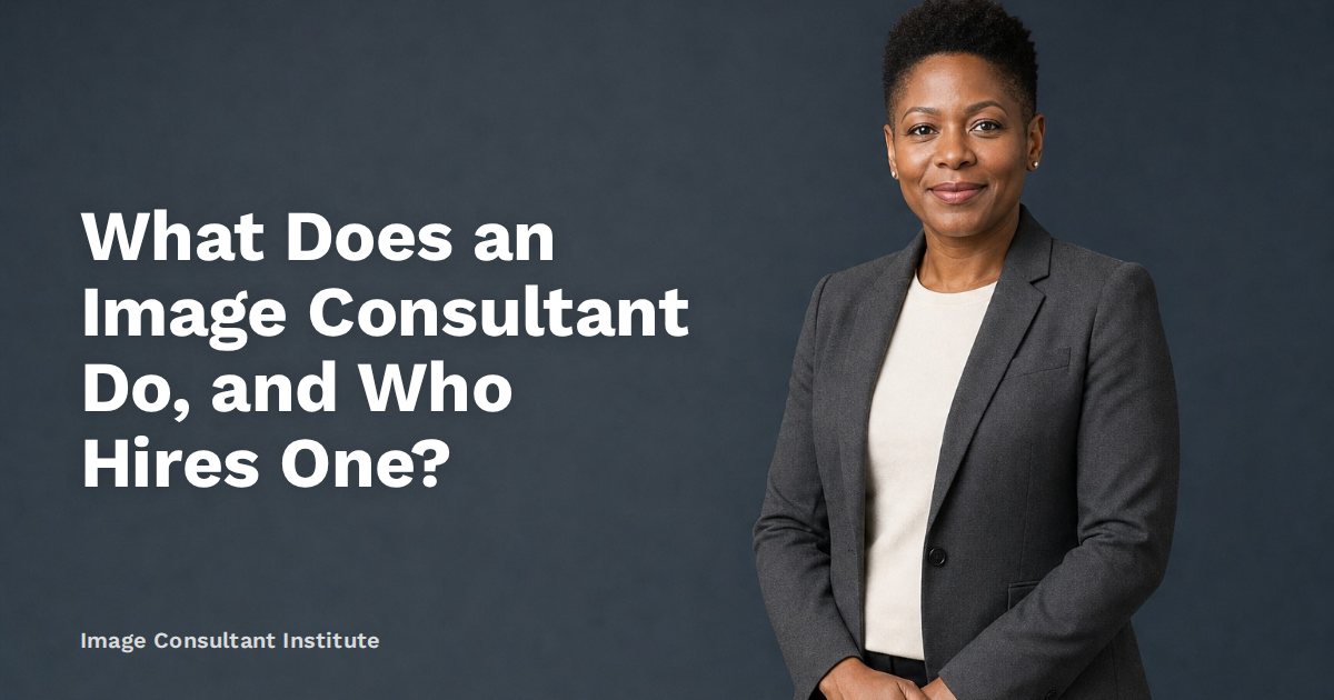 What Does an Image Consultant Do, and Who Hires One?